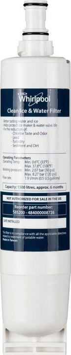 Productafbeelding Whirlpool C00424824 Koelkastonderdeel & Accessoires Waterfilter Blauw, Wit (1 x)