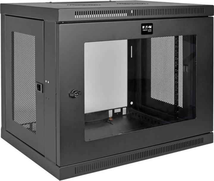 Eaton SmartRack 9U Low-Profile Switch-Depth Wall-Mount Mini Rack Enclosure Clear Acrylic W (9 RU, 19 inch rack)
