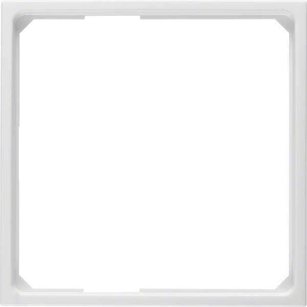 Produktbild Berker S1 Adapterring für 11099089 Zentralstück 50x50 polarweiss glänzend