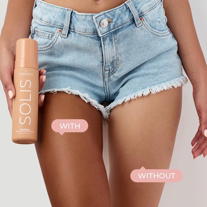 Immagine prodotto Cocosolis Solis Schiuma Autoabbronzante Naturale Abbronzatura Media Profonda 200ml (Crema autoabbronzante, 200 ml)