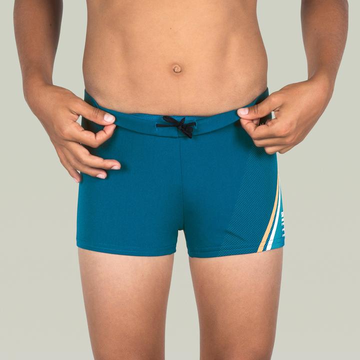 Produktbild Nabaiji Badehose Boxer Jungen - 500 Fitib blau (8, 9, 10)