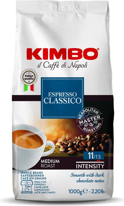 Kimbo Classico (1000 g, Torréfaction moyenne)