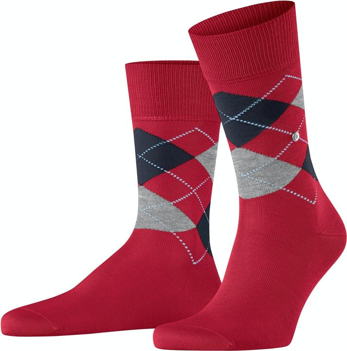 Burlington Socken "Manchester" dunkelrot (Einzelpack, 40 - 46)