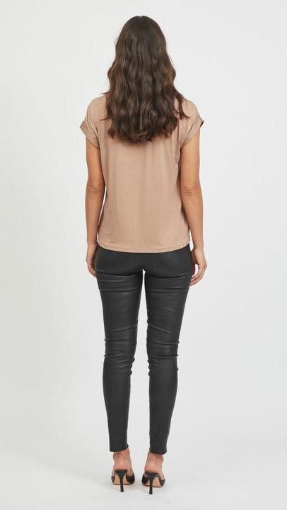 Actual product image Vila Round neckline top with short sleeves (40)