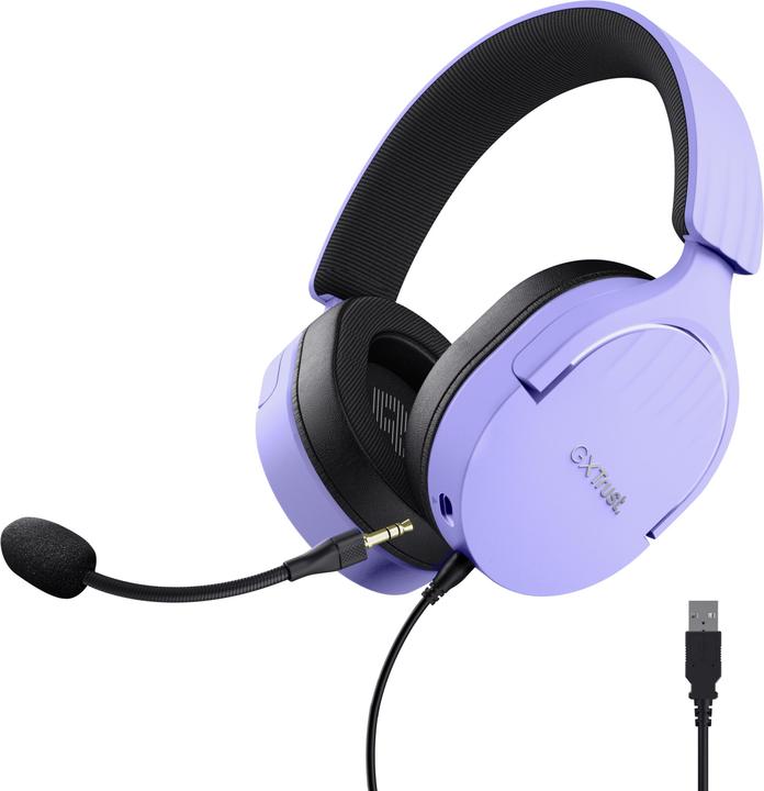 Produktbild Trust GXT490P FAYZO 7.1 USB HEADSET PURPLE (Kabelgebunden)