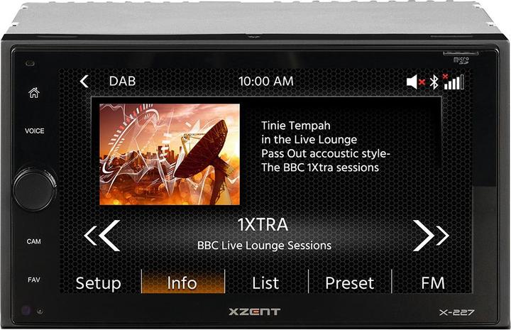 Image du produit Xzent X-227 2-Din DAB avec Carplay Bluetooth et USB (Apple Carplay)