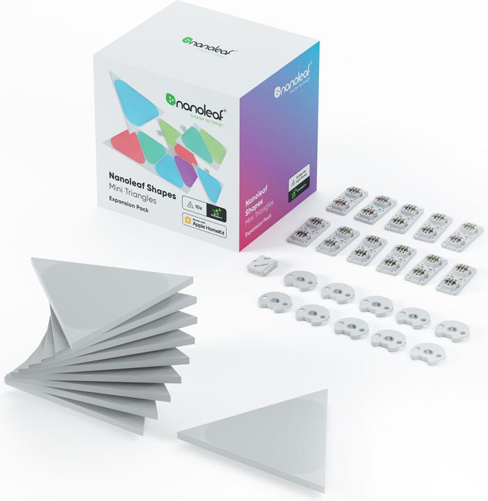 Nanoleaf Shapes Mini Triangles Expansion Pack, 10 Stk. (200 lm)