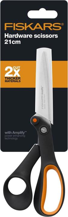 Actual product image Fiskars Amplify reinforced scissors 21cm