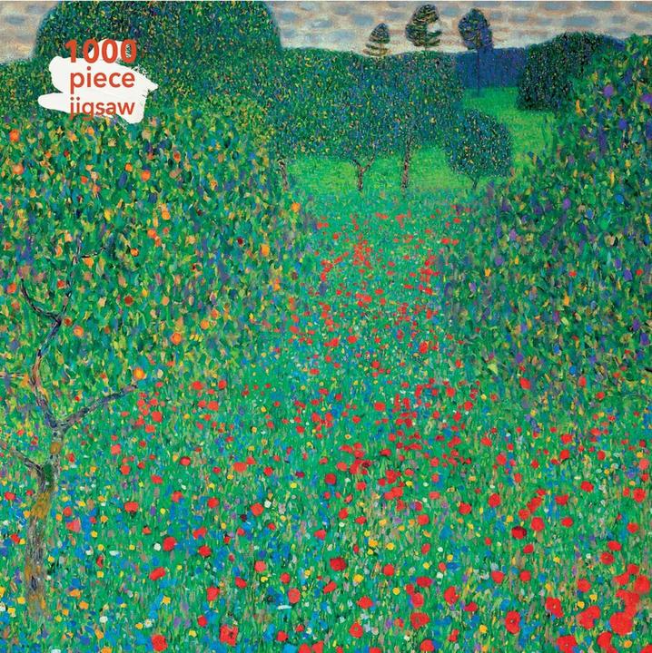 Actual product image Adult Jigsaw Gustav Klimt: Poppy Field (1000 pieces)