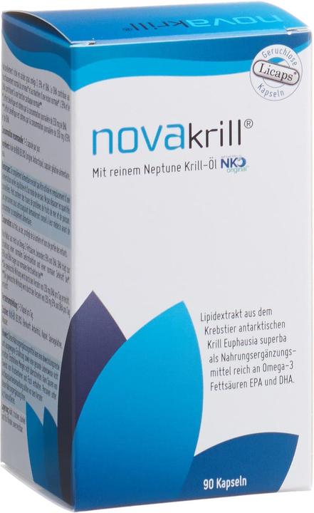 Immagine prodotto Novakrill Capsula di olio di krill 500 mg (90 Pezzo/i, Pillole, 92 g)