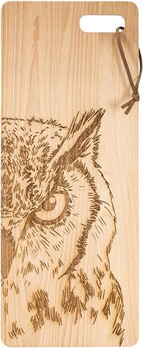 Immagine prodotto Kadastar Gufo Zoom Tavola di legno Faggio50 x 20 x 15 cm