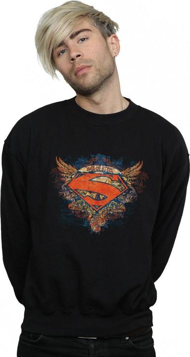 Actual product image Mens Superman Wings Shield Sweatshirt (XL)