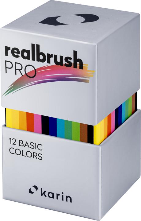 Immagine prodotto Karin Penna a pennello reale Pro 0,4 mm (Multicolore, 12 x)