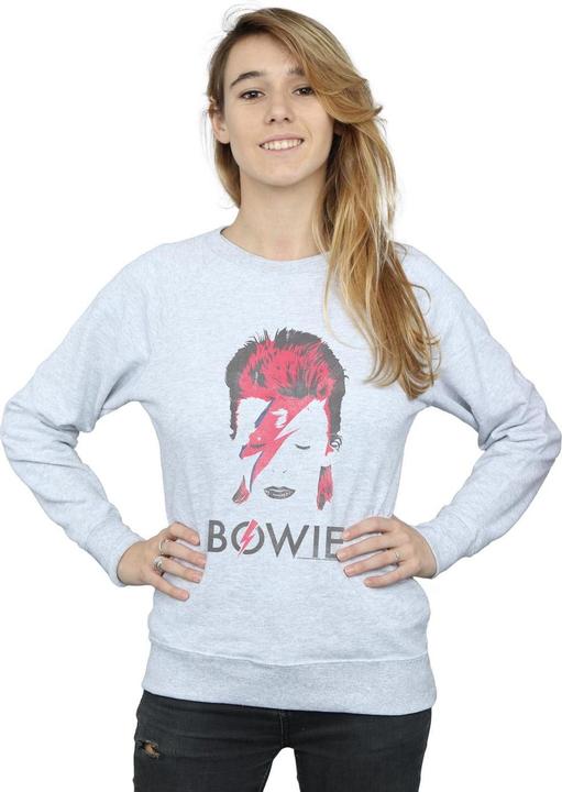 Immagine prodotto David Bowie Aladdin Sane Distressed Felpa Donna (L)