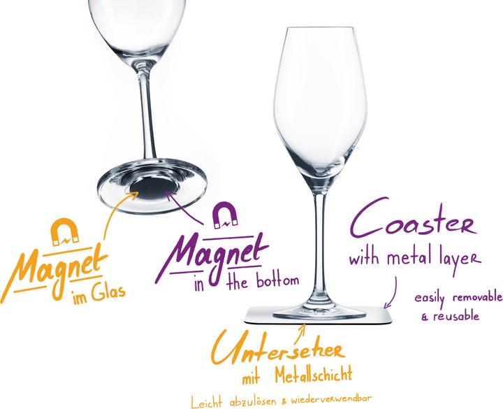 Image du produit Silwy Verre à champagne Outdoor Verres en cristal (set de 2) (20 cl, 2 Verres, Flûtes à champagne)