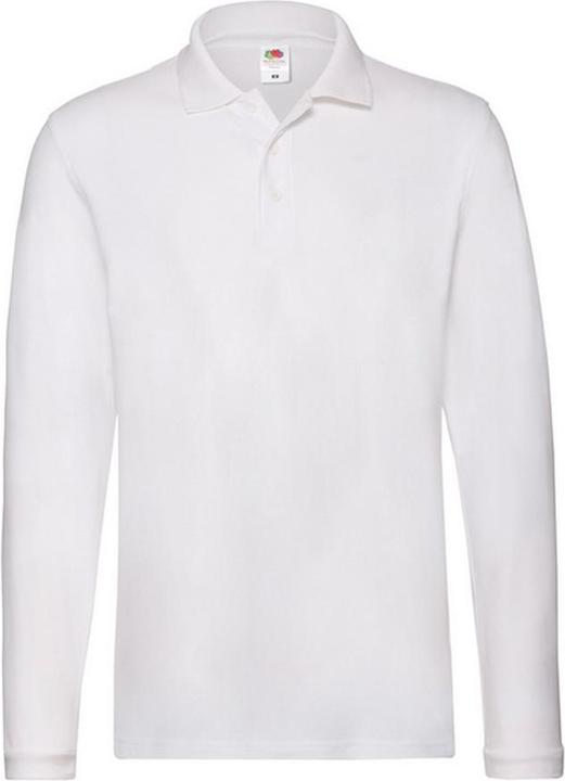 Fruit of the Loom Langärmeliges Poloshirt aus PiquéBaumwolle