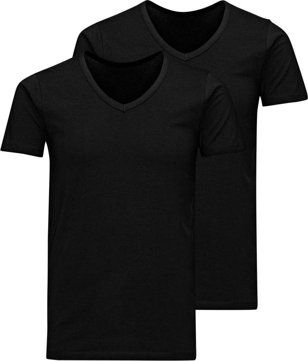 Actual product image Jack & Jones Jacbasic V-Neck Tee 2pk (M)