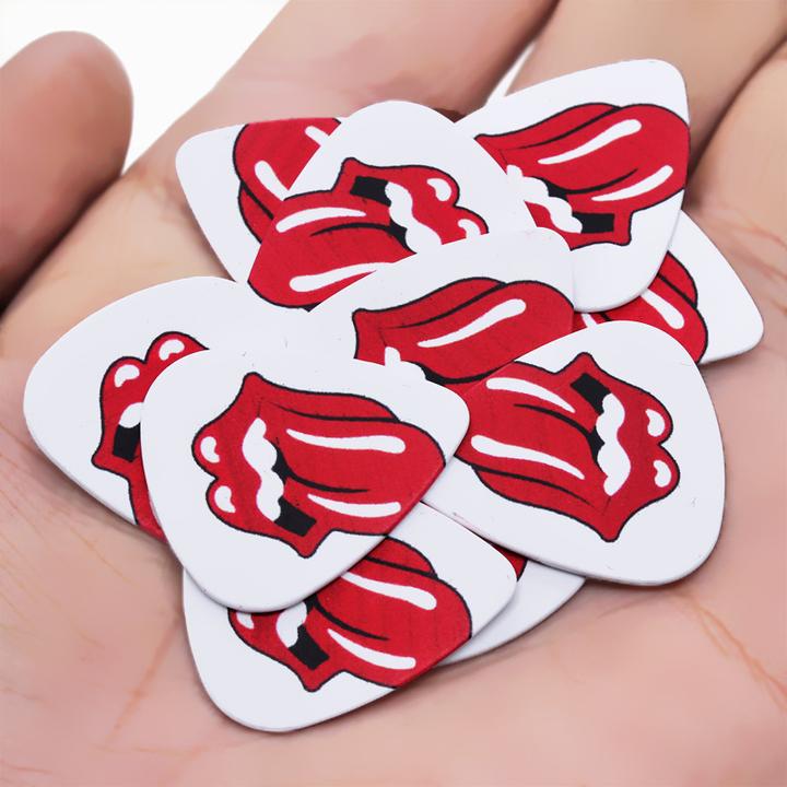 Actual product image JTI Rollingstones picks in a pack of 10 - Guitar accessories (1 x, 0.71 mm)