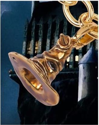 Immagine prodotto Noble Collection Bracciale Harry Potter con ciondoli a forma di placca o Lumos Grifondoro (20 cm)