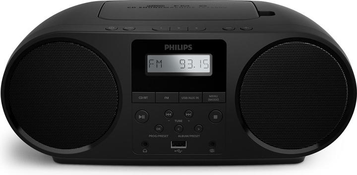 Immagine prodotto Philips Radio/CD-Player TAZ5000/10 Schwarz, Radio Tuner: FM (FM, Bluetooth)