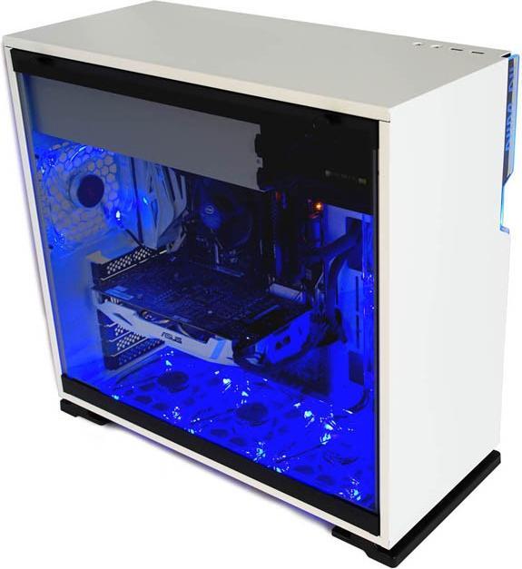 Actual product image In Win Midi Tower 101, white without NT (ATX)