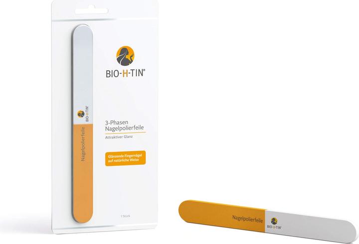 Bio-H-Tin 3-Phasen Nagelpolierfeile, 1 St. Feile