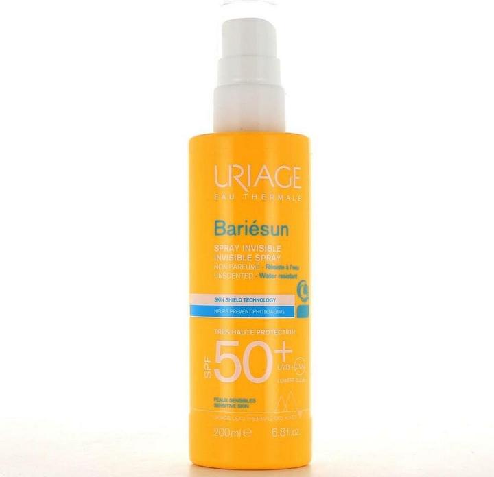 Actual product image Uriage Sun SPF50 Light Spray FF 200ml (Sun spray, SPF 50, 200 ml, 200 g)