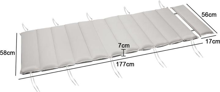 Immagine prodotto Detex Copri lettino (177 x 59 x 7 cm)
