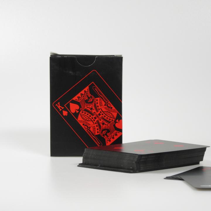 Immagine prodotto PhoneLook Gioco di carte da poker Black Diamond Cartes étanches et résistantes en PVC Mat