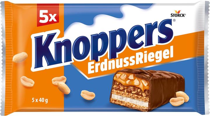 Image du produit Knoppers Barres de cacahuètes (200 g)