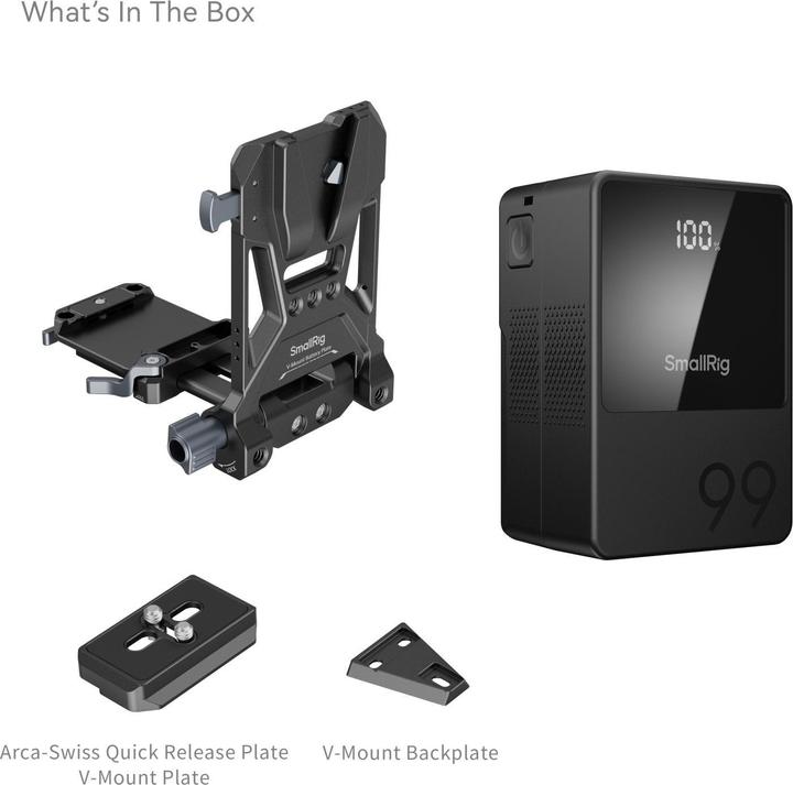 Produktbild SmallRig VB99 mini V Mount Battery (Kit) 5048 (Akku)