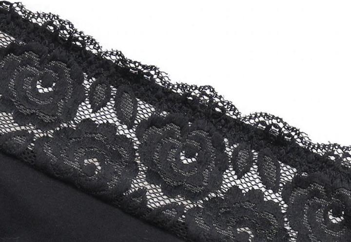 Immagine prodotto Bonbon Rose Mutandine mestruali a vita alta con pizzo floreale (4XL)