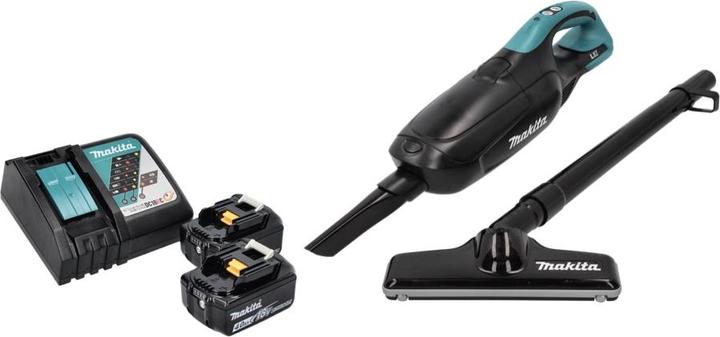 Produktbild Makita DCL 182 RM B Akku Staubsauger 18 V Schwarz + 2x Akku 4,0 Ah + Ladegerät