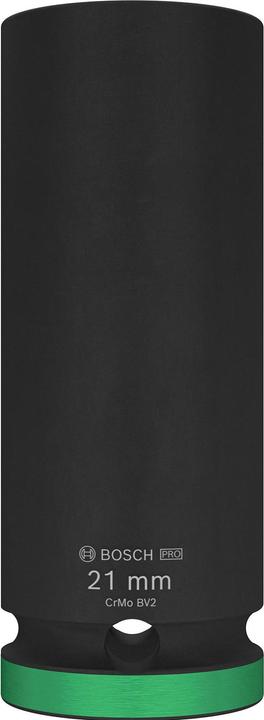 Produktbild Bosch Professional Zubehör PRO Impact Steckschlüsseleinsatz, 1/2", 21 mm, tief (21 mm)