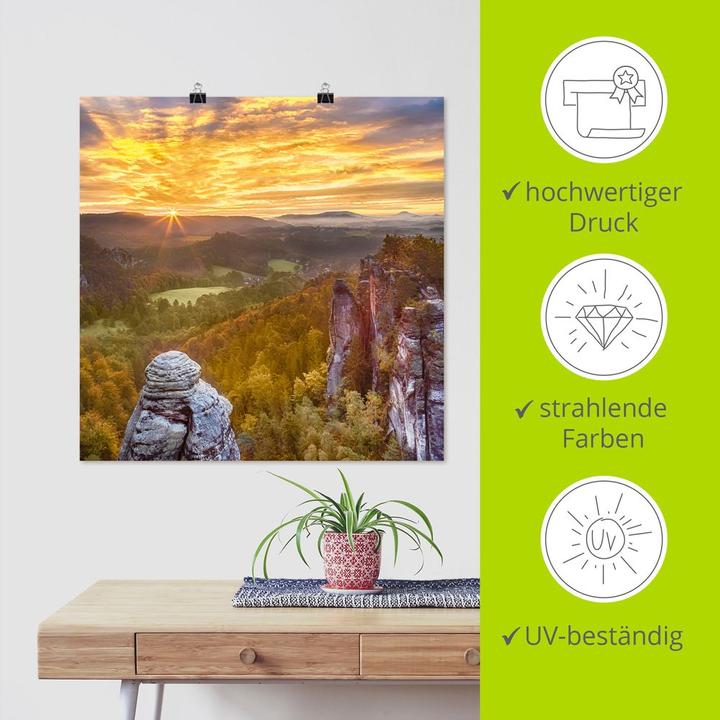Produktbild Artland Sächsische Schweiz Ferdinandstein U4XC (30x30 cm)