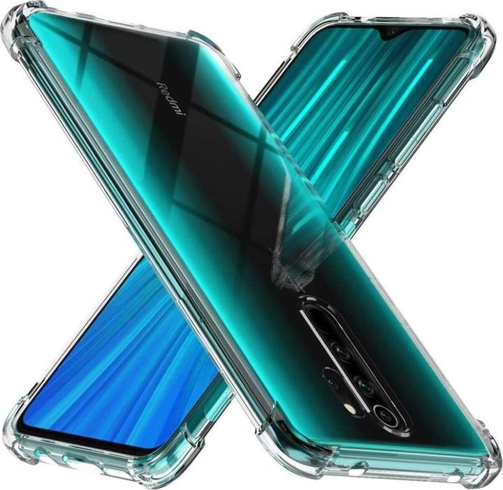 Produktbild Screenguard Xiaomi Redmi Note 8 Pro Hülle Crystal Soft Airbag Bumper (Xiaomi Redmi Note 8 Pro)