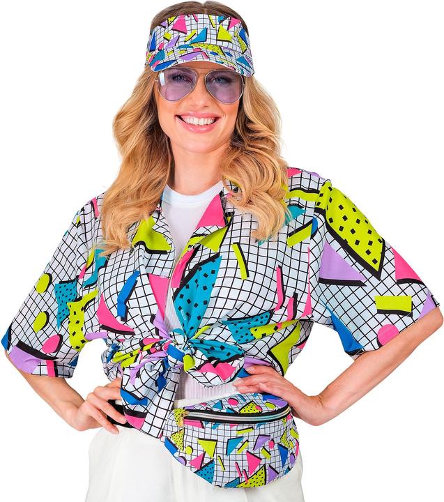 Image du produit Widmann The 80s FUNKY FASHION - funky white (chemise), S/M (S/M)