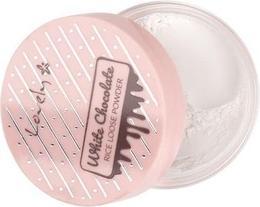 Actual product image Lovely White Chocolate Rice Loose Powder Fixing Rice Face Powder For All Skin Types 8G