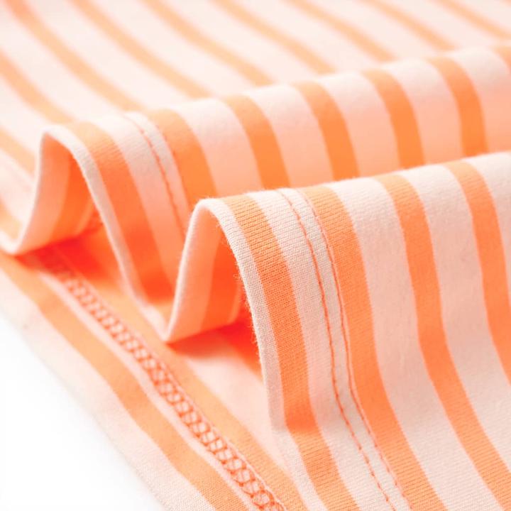Actual product image VidaXL Children's T-shirt neon orange 116,Material: 95 % cotton. 5 (116)