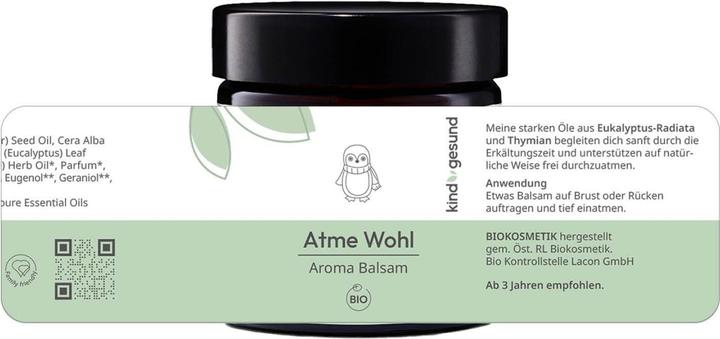 Actual product image Kindgesund Breathe Well Aroma Balm 50 g