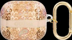 Actual product image Guess GUA3HHFLD AirPods 3 Gold (Headphone bag)