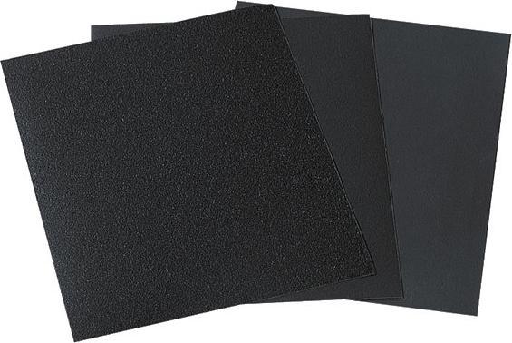 Image du produit wolfcraft Feuille de papier abrasif pour métal/laque, ponçage humide/sec (280)