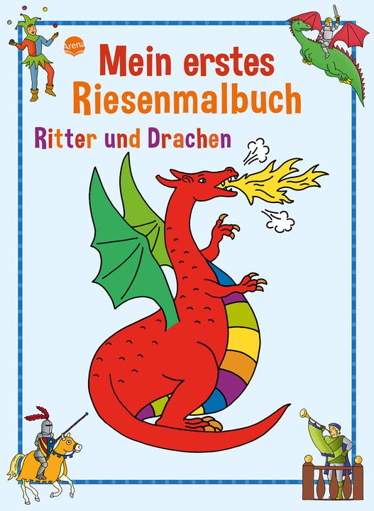 Immagine prodotto Cavalieri e draghi. Il mio primo libro da colorare gigante