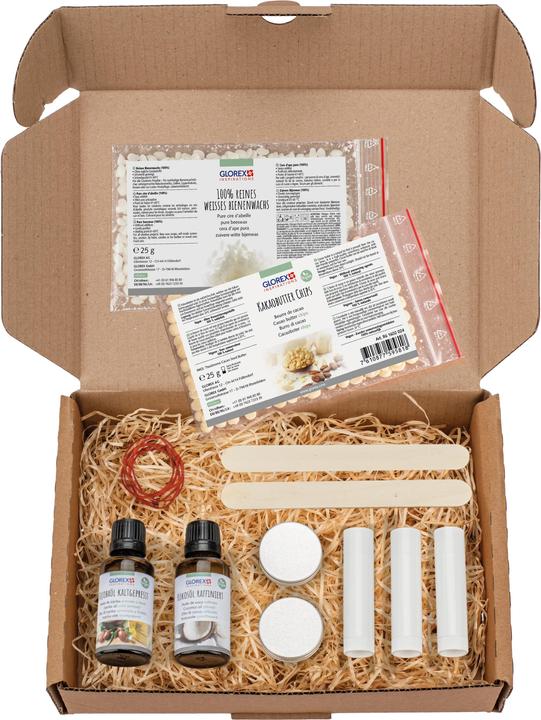 Produktbild Glorex Naturkosmetik Komplett-Set "Lippenbalsam mit Jojoba-Öl"