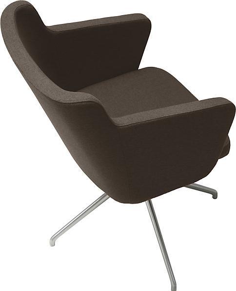 Produktbild Topstar Besprechungssessel SFH, 3D-Sitzgelenk und Aluminium-Fusskreuz, braun