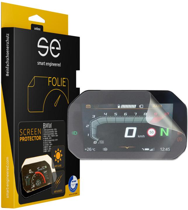 Image du produit Smart Engineered Film de protection antireflet pour tachymètre / cockpit 3D