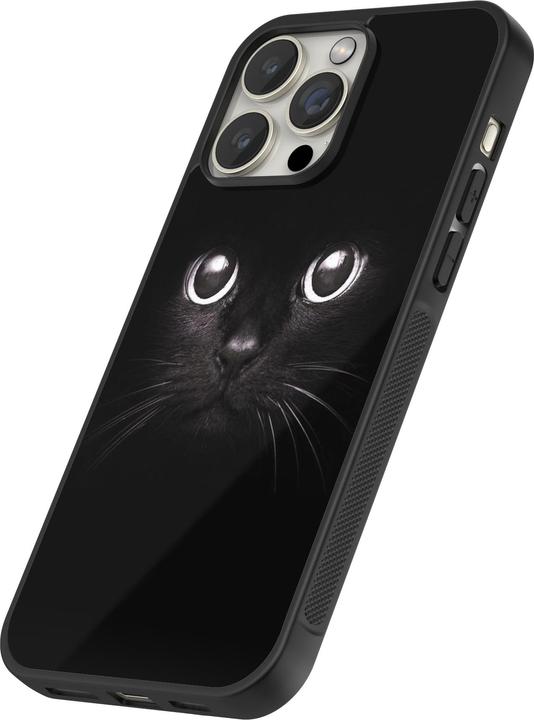 Produktbild PhoneLook Hülle Silikon schwarz Cat eyes (Apple iPhone 13 Pro Max)