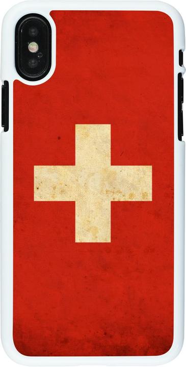 Actual product image PhoneLook Coque blanc Vintage Flag SWISS (Apple iPhone X, Apple iPhone XS)