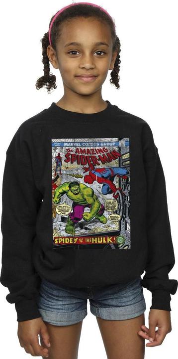 Produktbild SpiderMan VS Hulk Cover Sweatshirt Mädchen (128)