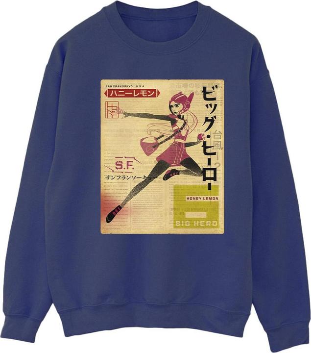 Image du produit Disney - Sweat BIG HERO BAYMAX HONEY LEMON NEWSPAPER - Femme (XL)